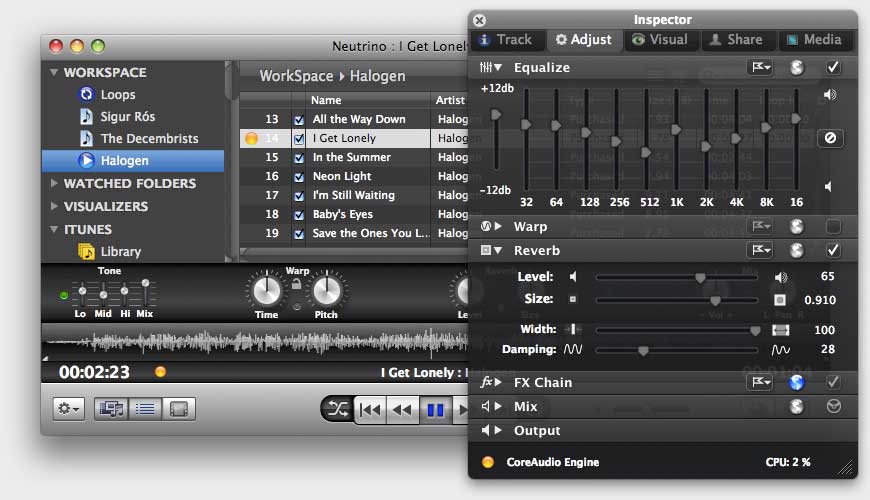 what is the best audio player for mac